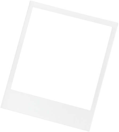 Blank Polaroid Cutout